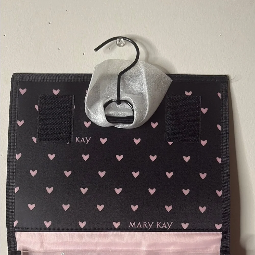 Mary Kay Black and Pink Jewelry Organizer with Collapsible Design